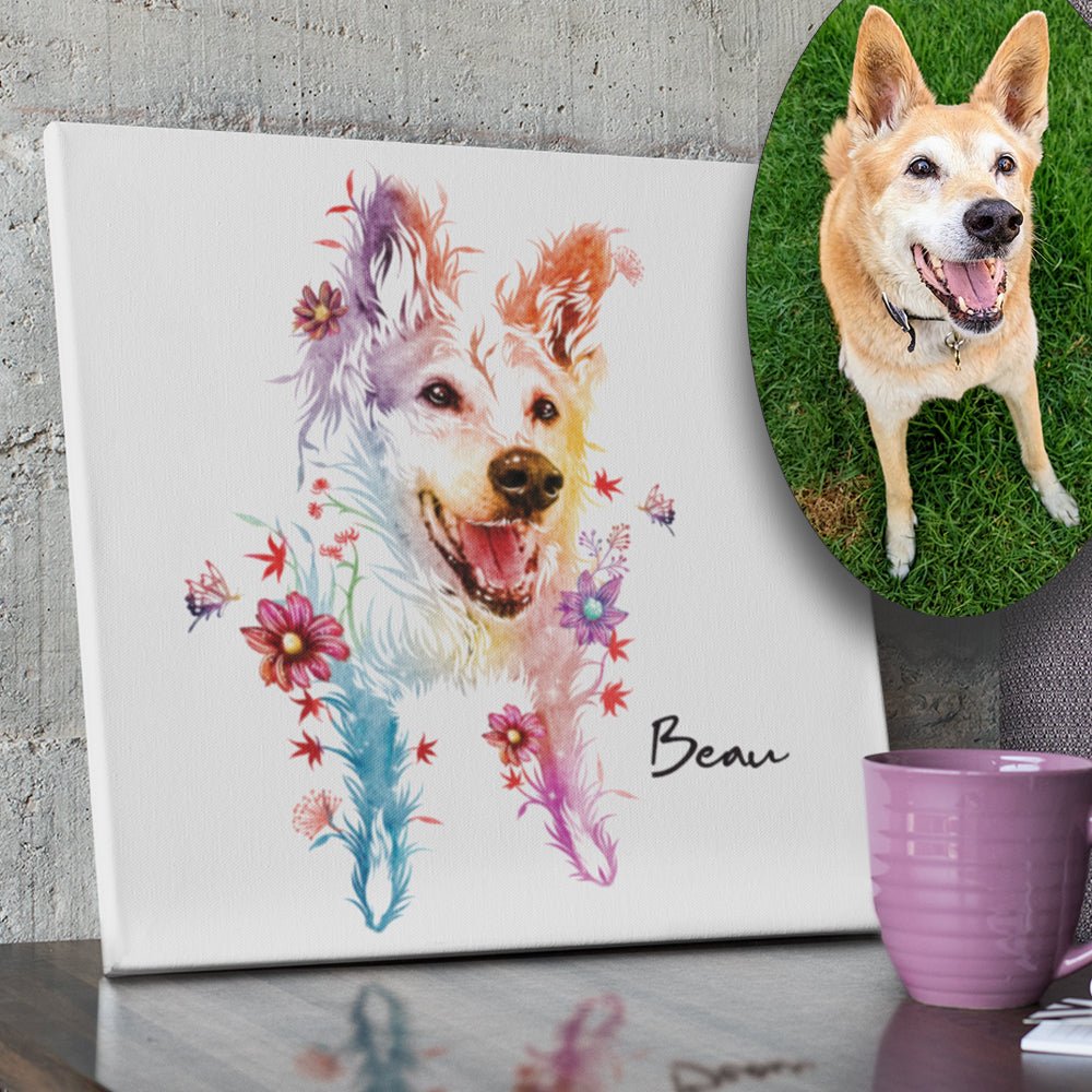 Flowerpup Custom Pet Portrait - FlowerPup