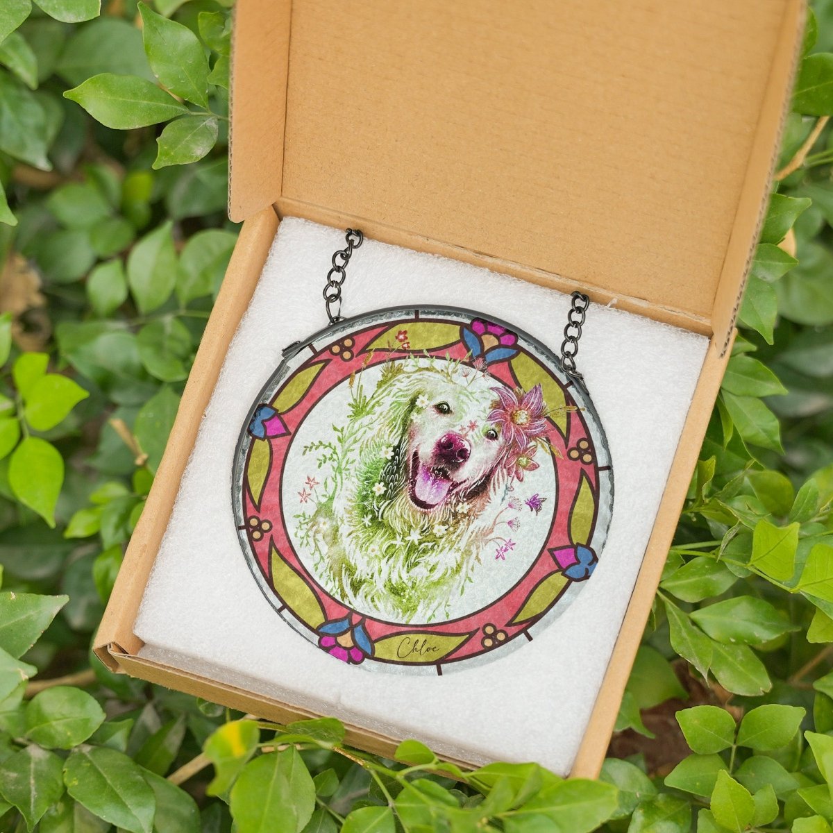 Flowerpup Stained Glass Portrait - for customers only! - FlowerPup