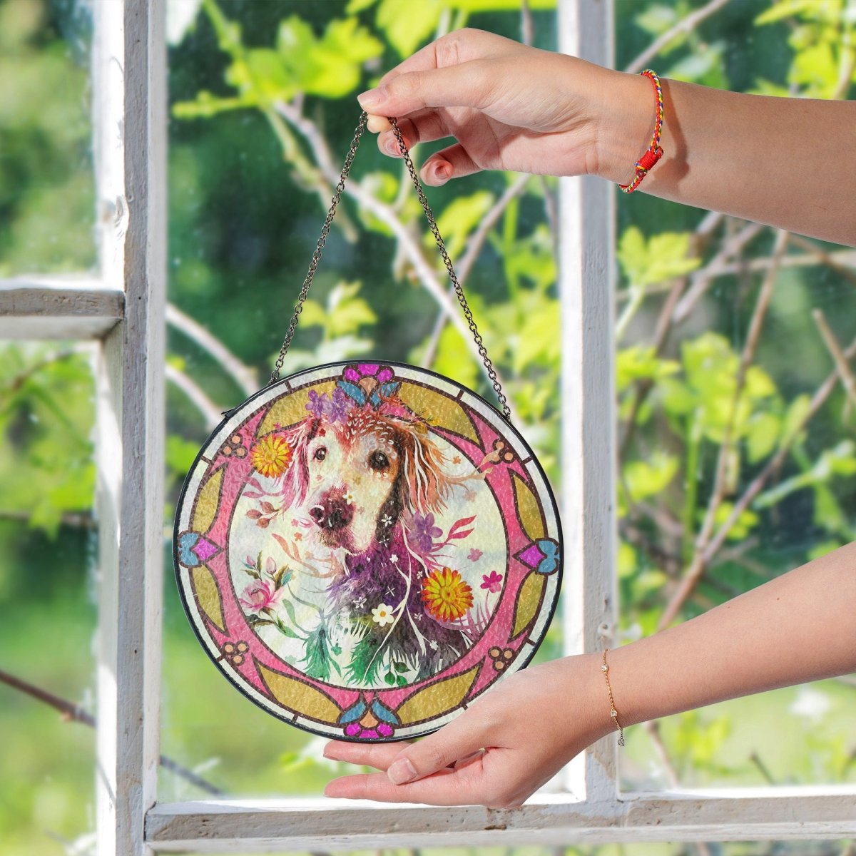 Flowerpup Stained Glass Portrait - for customers only! - FlowerPup