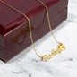 Customizable Name Necklace + Paw Print - FlowerPup
