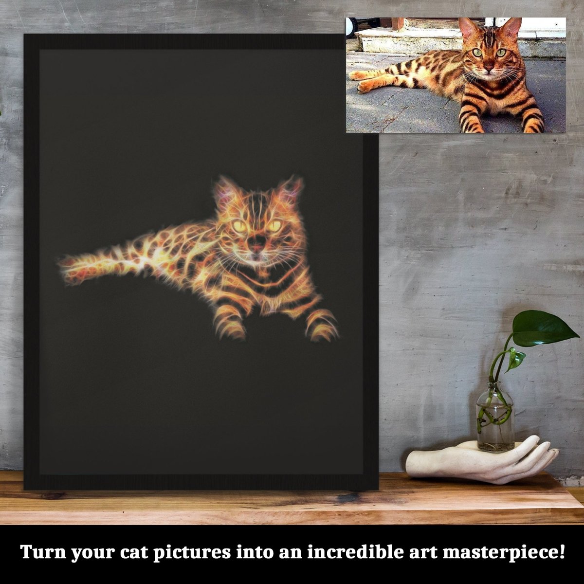 Ethereal pet portrait - FlowerPup