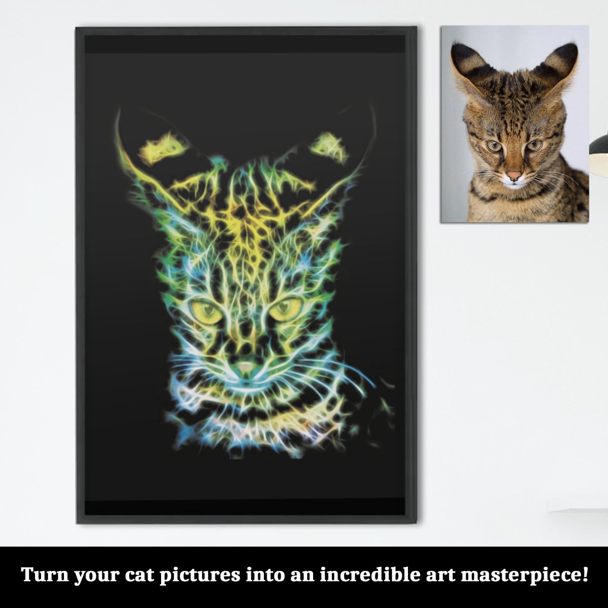 Ethereal pet portrait - FlowerPup