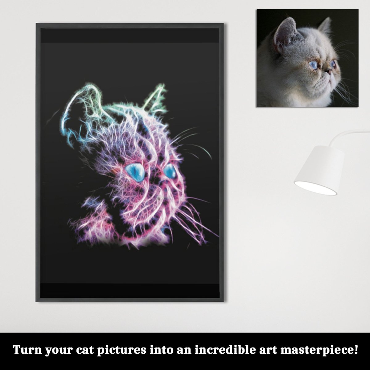 Ethereal pet portrait - FlowerPup