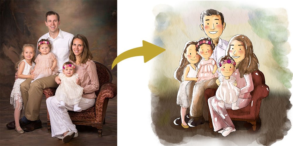 Family Portrait - FlowerPup