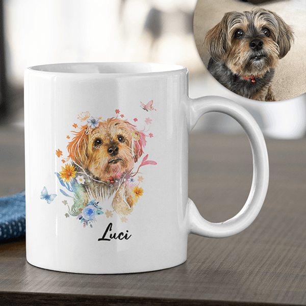 Flowerpup Custom Pet Mug - FlowerPup