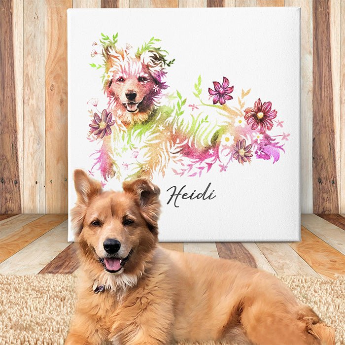 Flowerpup Custom Pet Portrait - FlowerPup