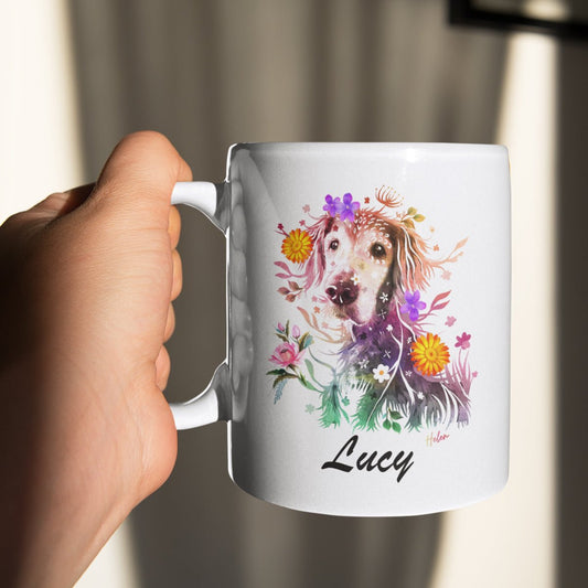 Flowerpup Portrait Mug - FlowerPup