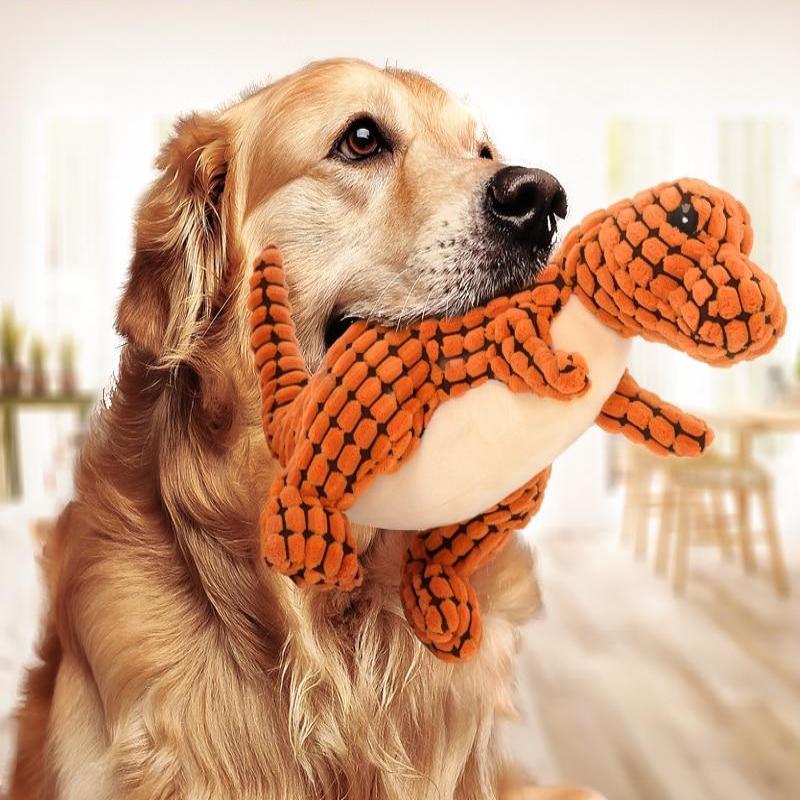 INDESTRUCTIBLE DINOSAUR DOG TOY - FlowerPup