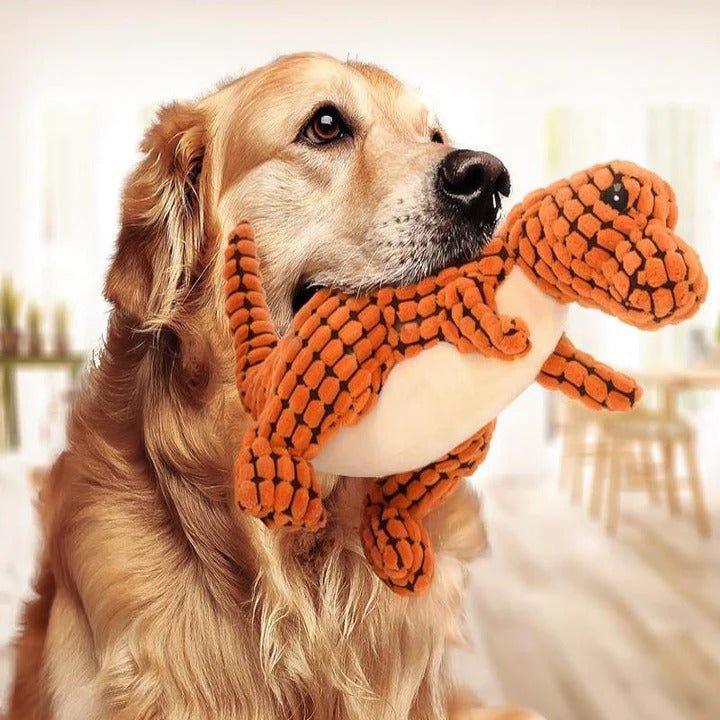 INDESTRUCTIBLE DINOSAUR DOG TOY - FlowerPup