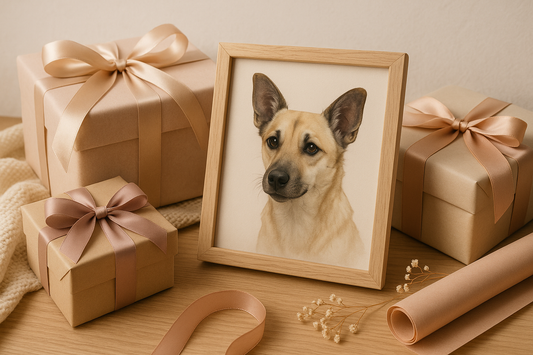 custom pet portrait Thoughtful Gift for Someone Who Lost a Pet