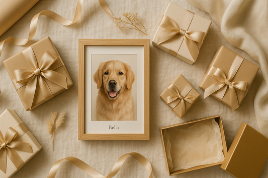 custom pet memorial portrait Unique Pet Loss Gifts for Healing Hearts