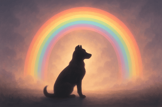 Embrace Remembrance with Dog Digital Art - FlowerPup