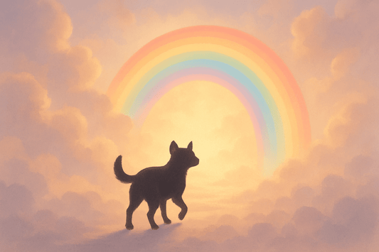 Embracing Loss with Dog Digital Art - FlowerPup