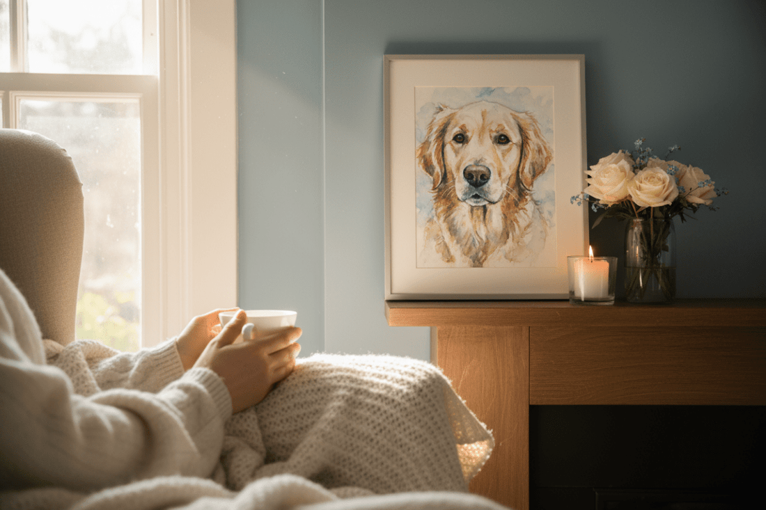Finding Comfort: A Guide to Creating Custom Pet Memorial Portraits - FlowerPup