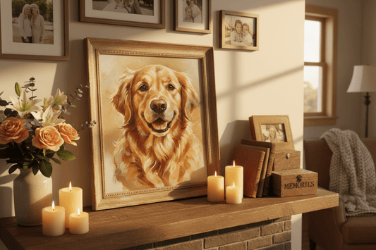 Finding Comfort in Custom Pet Portraits: A Tribute to Your Furry Friends - FlowerPup