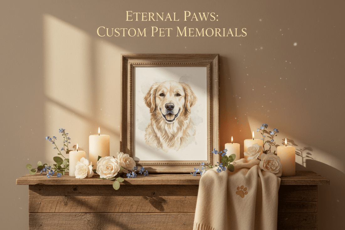 Finding Comfort with Custom Pet Memorial Portraits - FlowerPup