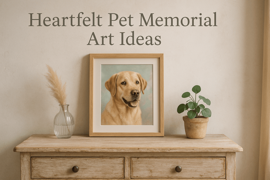 Heartfelt Pet Memorial Art Ideas - FlowerPup