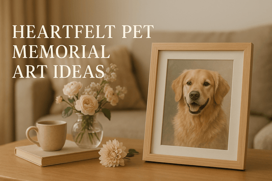 Heartfelt Pet Memorial Art Ideas - FlowerPup