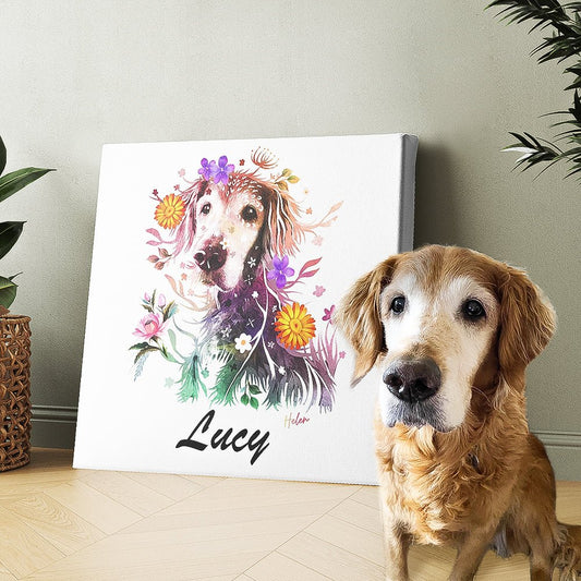 Pet Memorial Gifts Personalized - FlowerPup