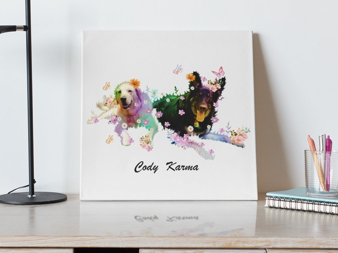 The personalized portrait that united the souls of two sister - FlowerPup