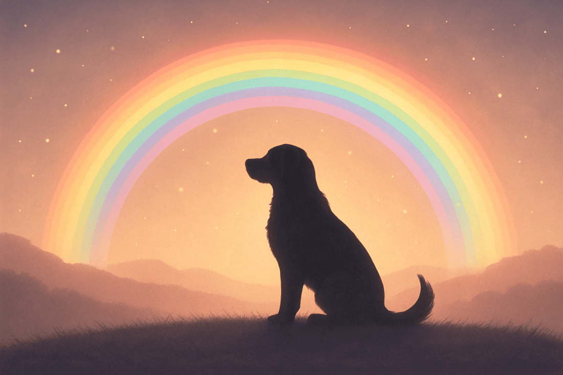 Understanding Rainbow Bridge Meaning for Grieving Pet Owners - FlowerPup