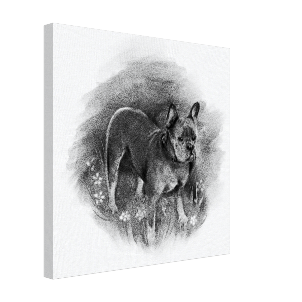 Charcoal Art Pet Portraits - FlowerPup