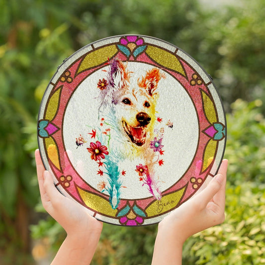 Flowerpup Stained Glass Portrait - for customers only! - FlowerPup