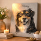 Holy Light Pet Portrait - FlowerPup