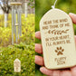 Metal and Wood Pet Memorial Wind Chime - FlowerPup