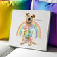 Rainbow Custom Pet Portrait - FlowerPup