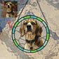 Stained Glass pet portrait - FlowerPup
