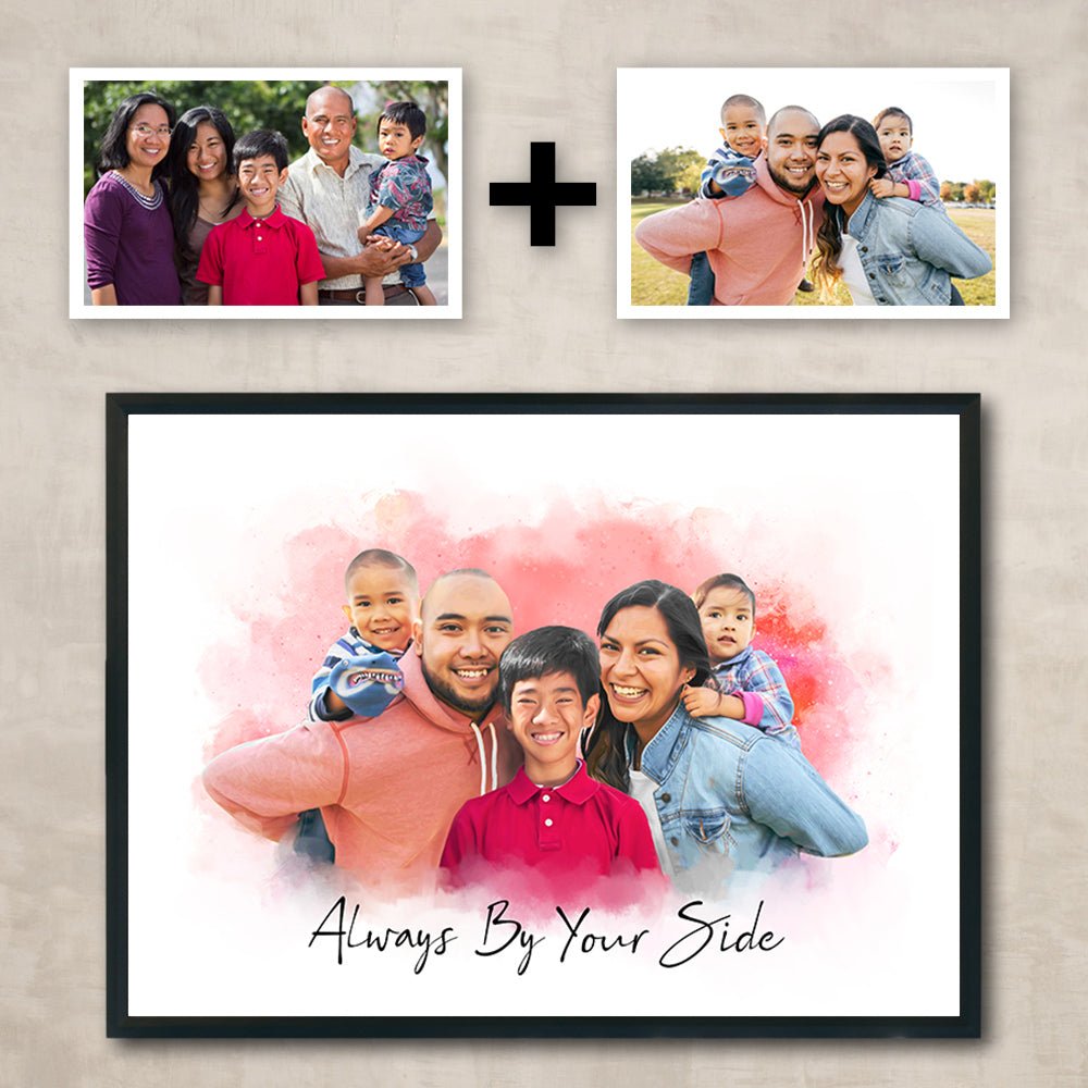Family Portrait With Deceased Loved One, Add Deceased Loved One To