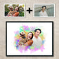 Add deceased loved one to photo custom portrait - FlowerPup