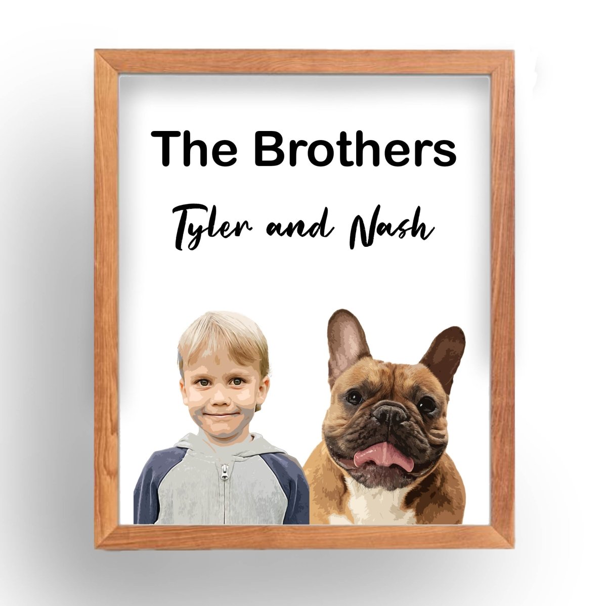 Brothers and Sisters Pet Portraits - FlowerPup