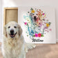 Flowerpup custom pet portrait - FlowerPup