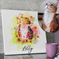 Flowerpup custom pet portrait - FlowerPup