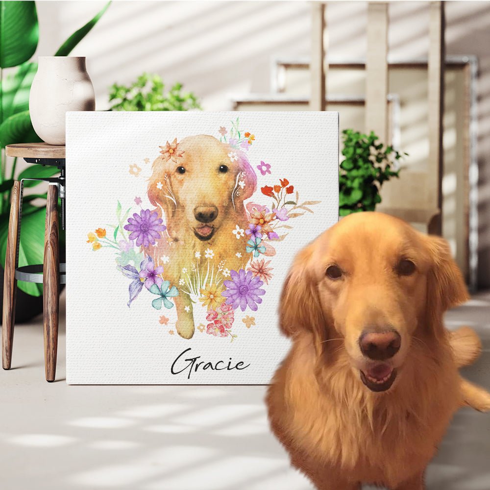 Flowerpup Custom Pet Portrait - FlowerPup