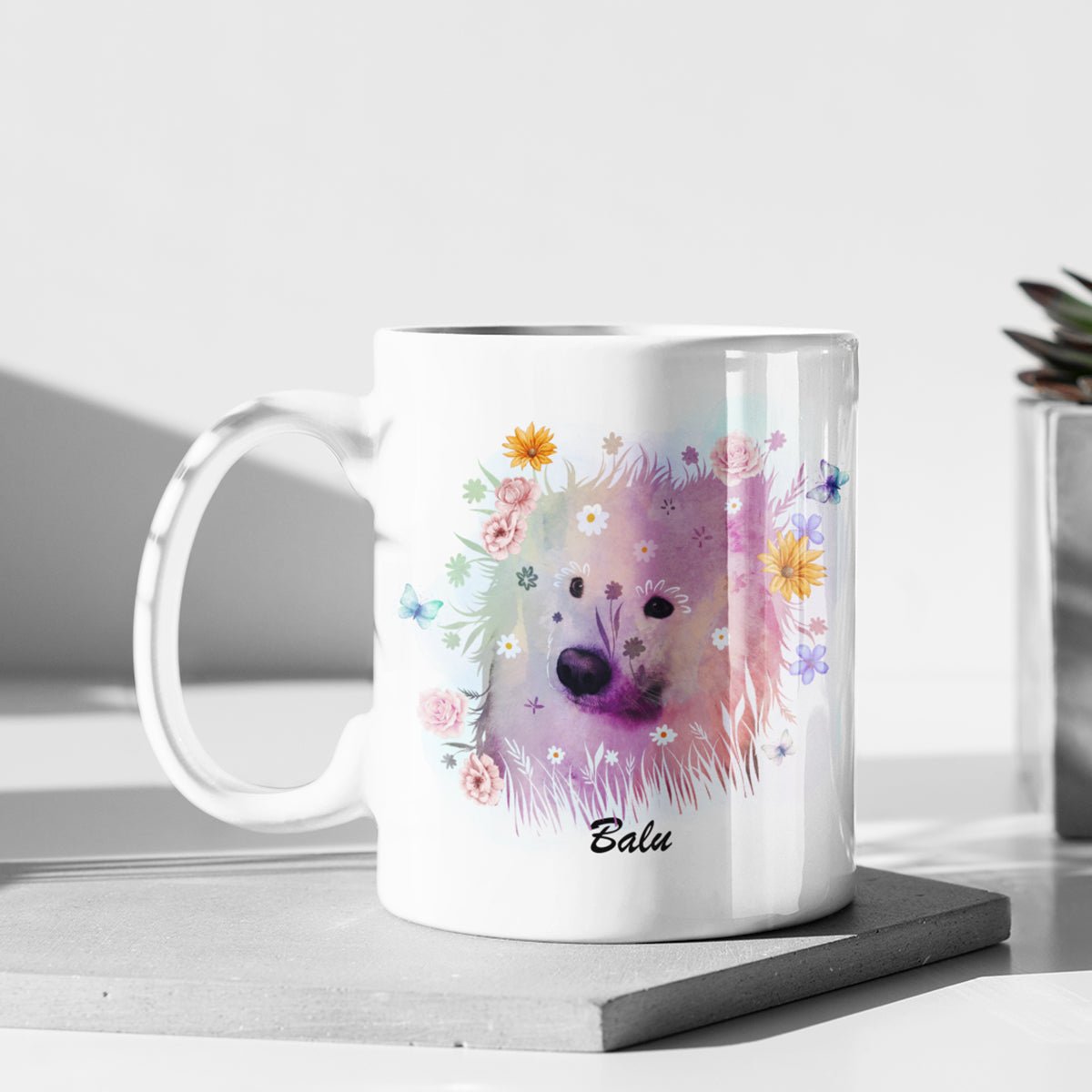 Flowerpup Portrait Mug - FlowerPup