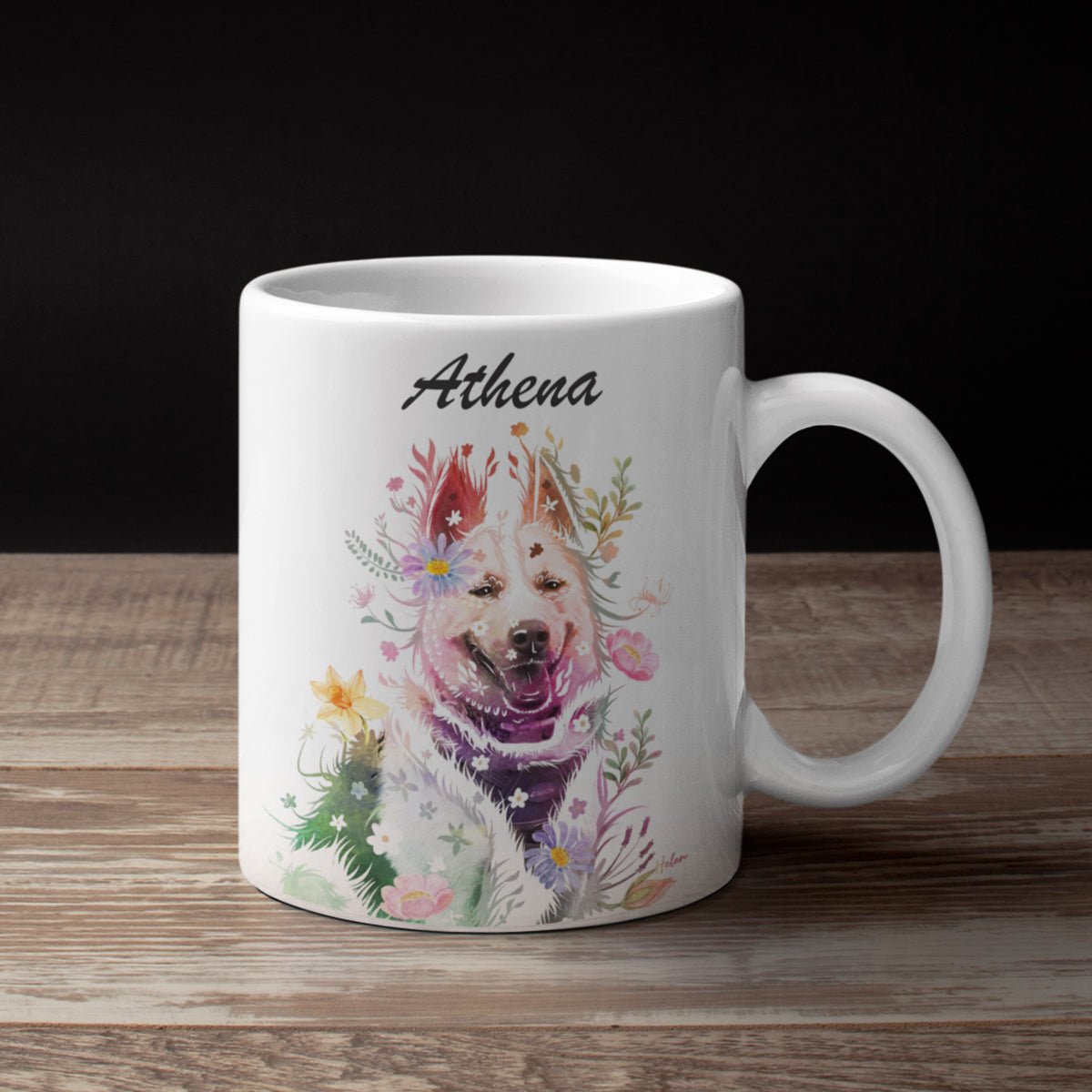 Flowerpup Portrait Mug - FlowerPup