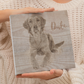 'Wood' custom pet portrait