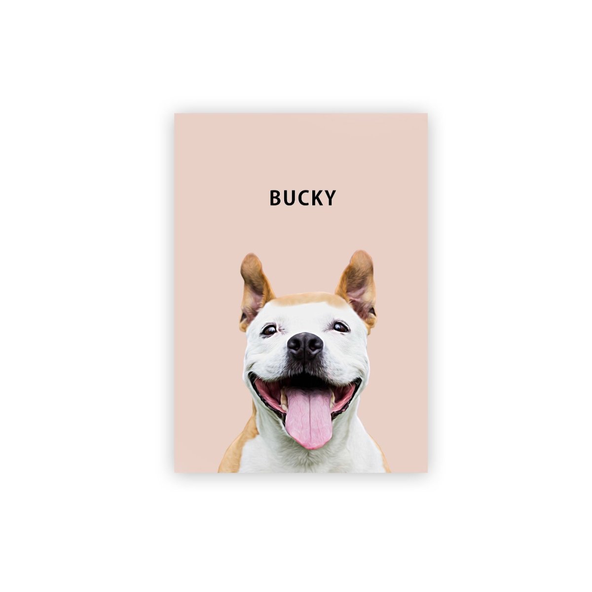 Modern Custom Pet Portrait - FlowerPup