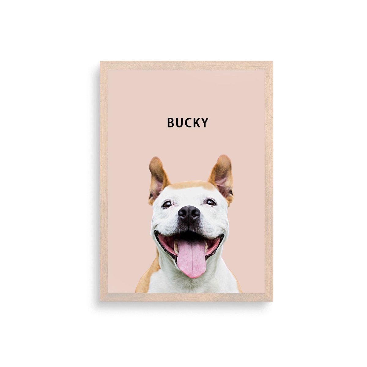 Modern Custom Pet Portrait - FlowerPup