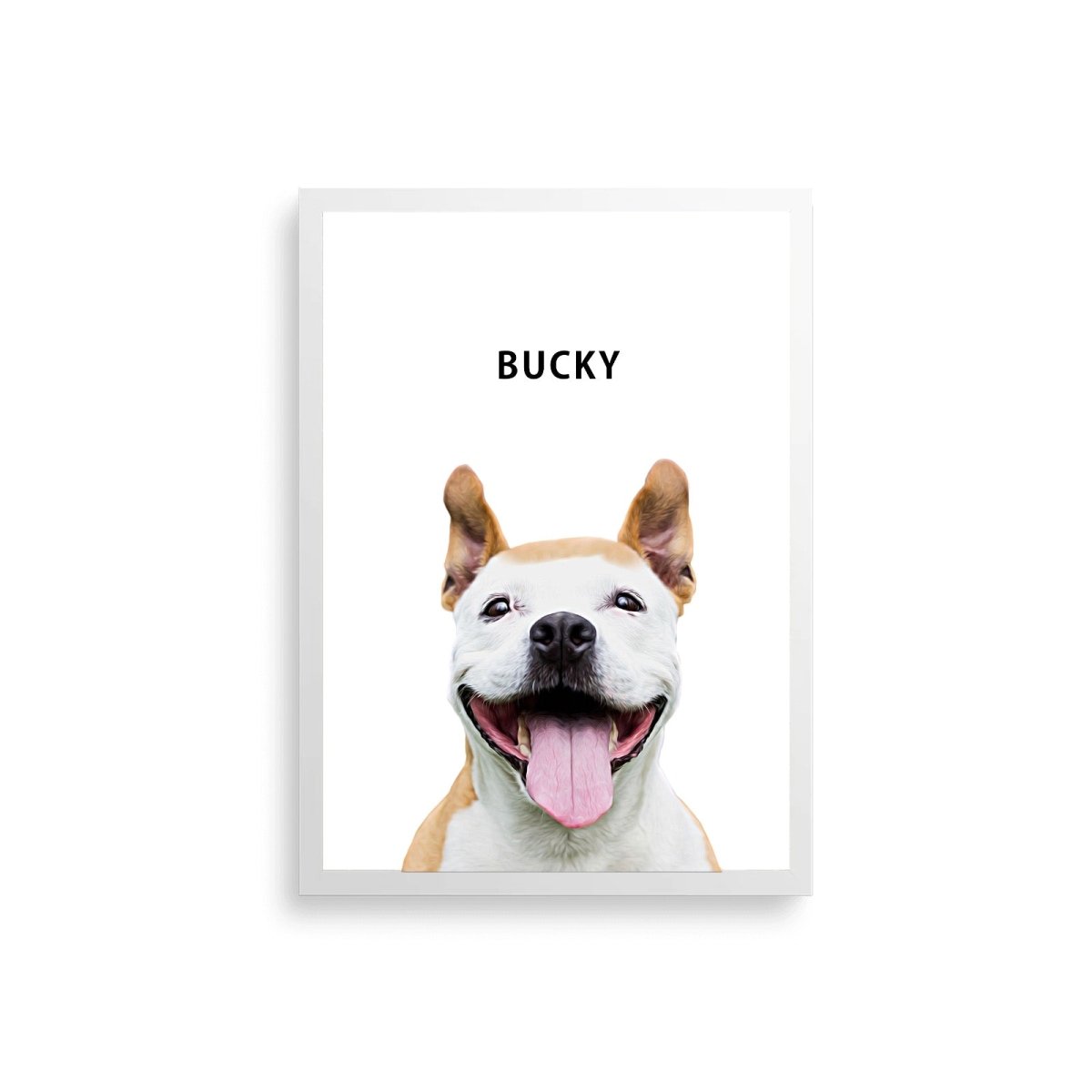 Modern Custom Pet Portrait - FlowerPup